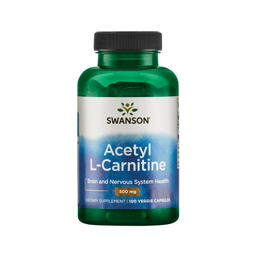 Acetyl L-Carnitine, 500mg - 100 vcaps
