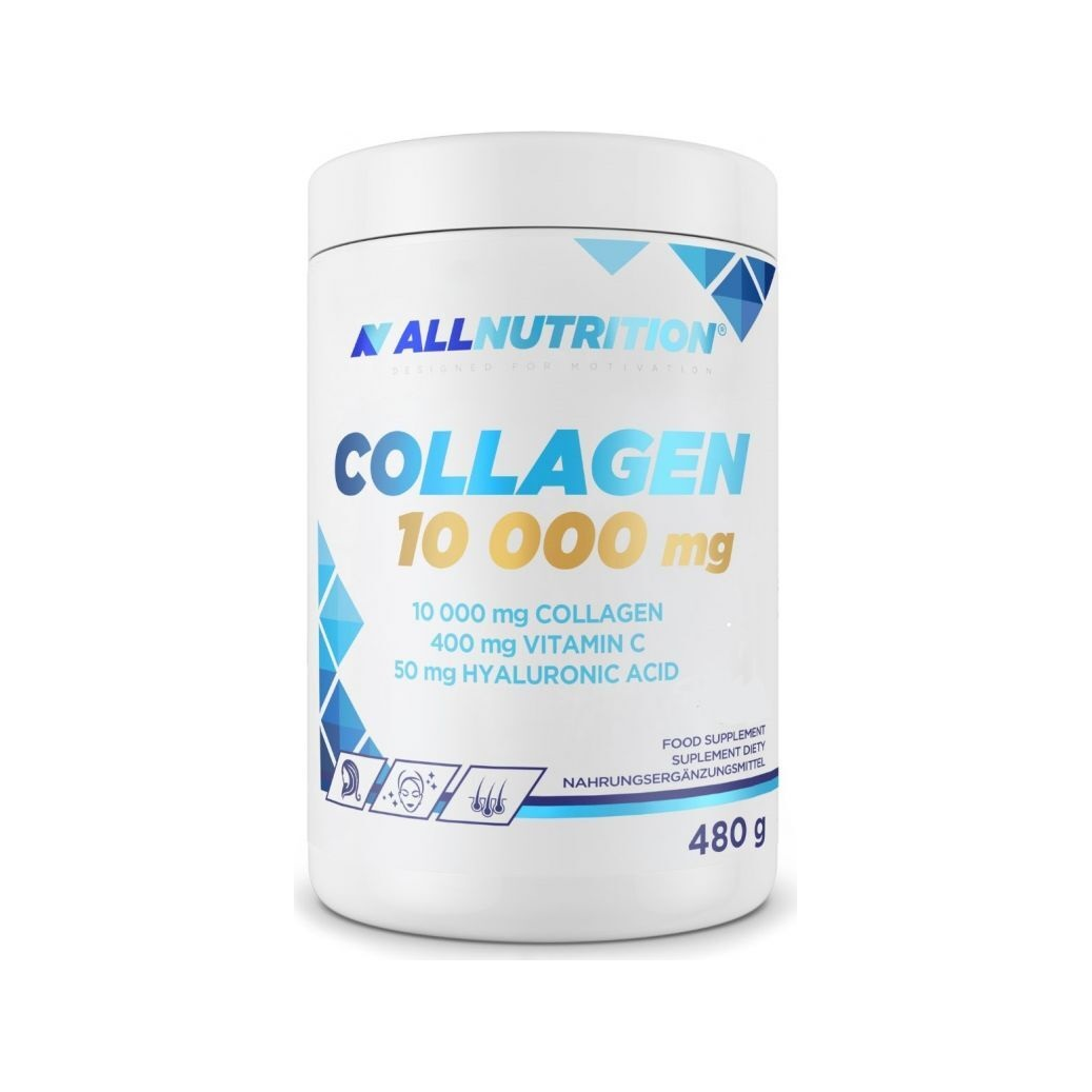 Allnutrition kollagenpulver 480 g, orange smak
