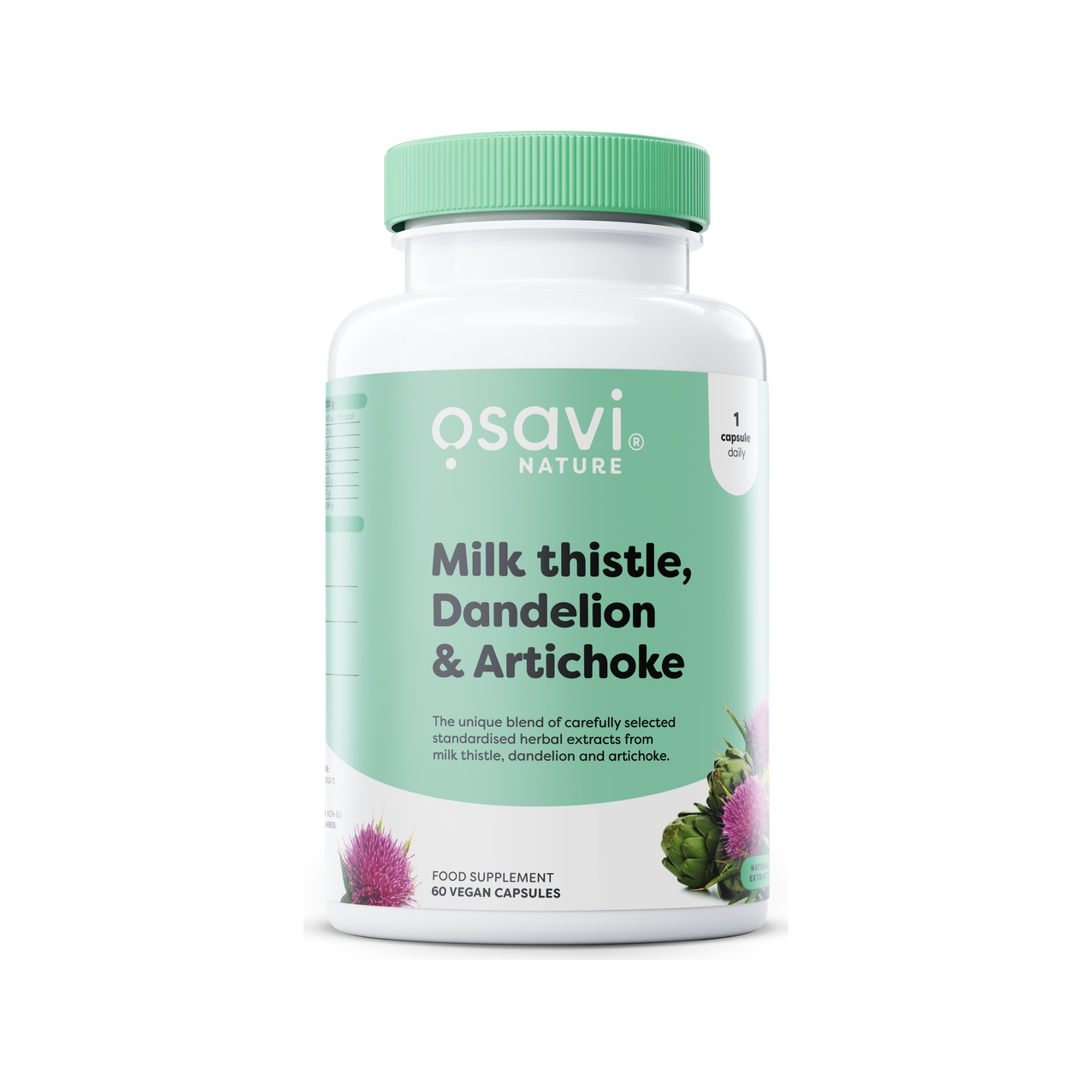 Milk Thistle Dandelion & Artichoke - 60 vegan caps