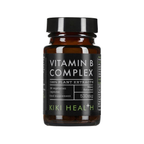 KIKI Health Vitamin B Complex kapslar i brun burk med svart lock
