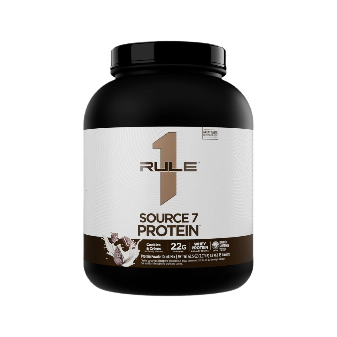 Source7 Protein, Cookies & Creme - 1800 grams