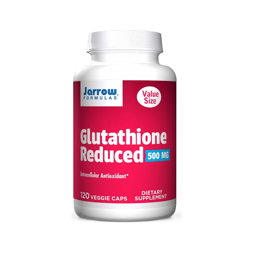 Jarrow Formulas glutathionereducerat kosttillskott, 500 mg, kapslar i burk