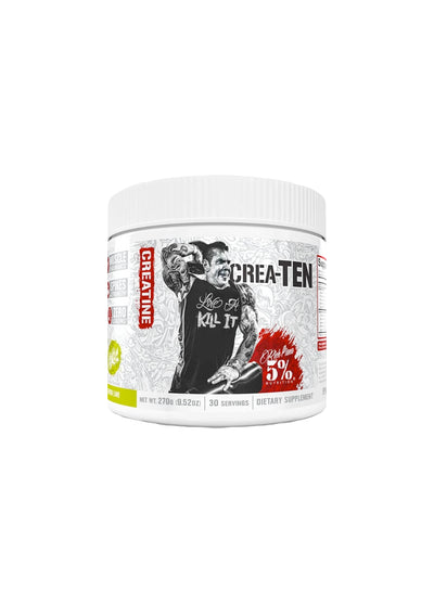 5% Nutrition Crea-TEN tillskottburk med vitt lock och etikett