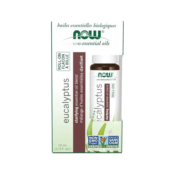 Essential Oil Roll-On, Eucalyptus - 10 ml.