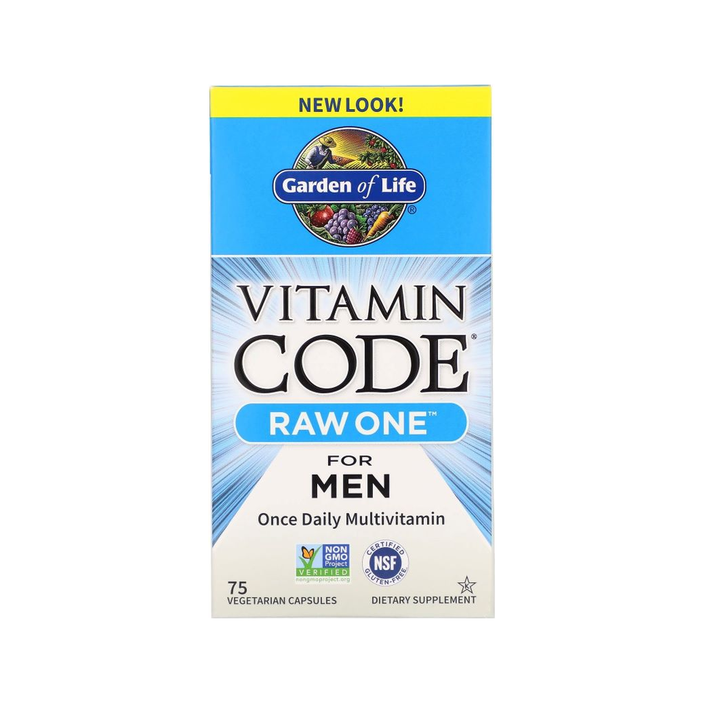 Vitamin Code RAW ONE for Men - 75 vcaps