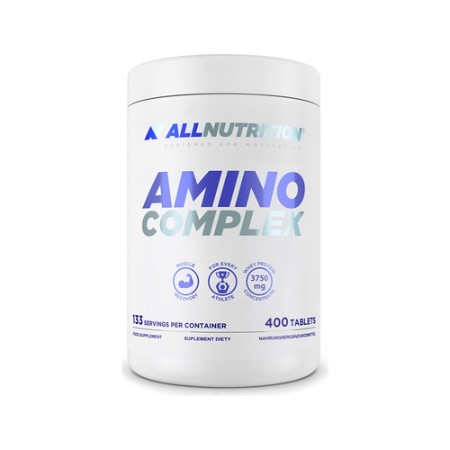 Allnutrition Amino Complex burk med 400 tabletter, vit etikett
