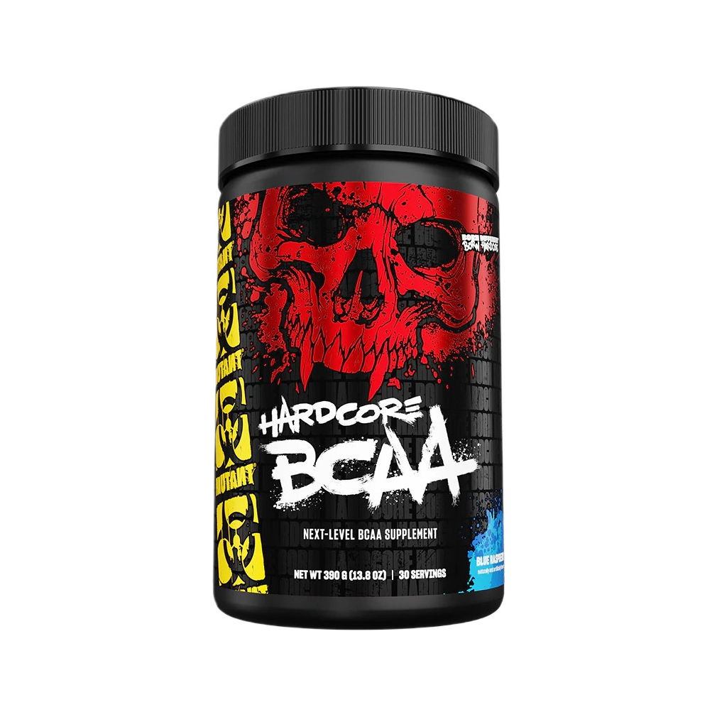 Hardcore BCAA, Blue Raspberry - 390 grams