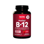 Tuggtabletter i flaska med Methyl B-12 5000 mcg, körsbärssmak, 90 st.