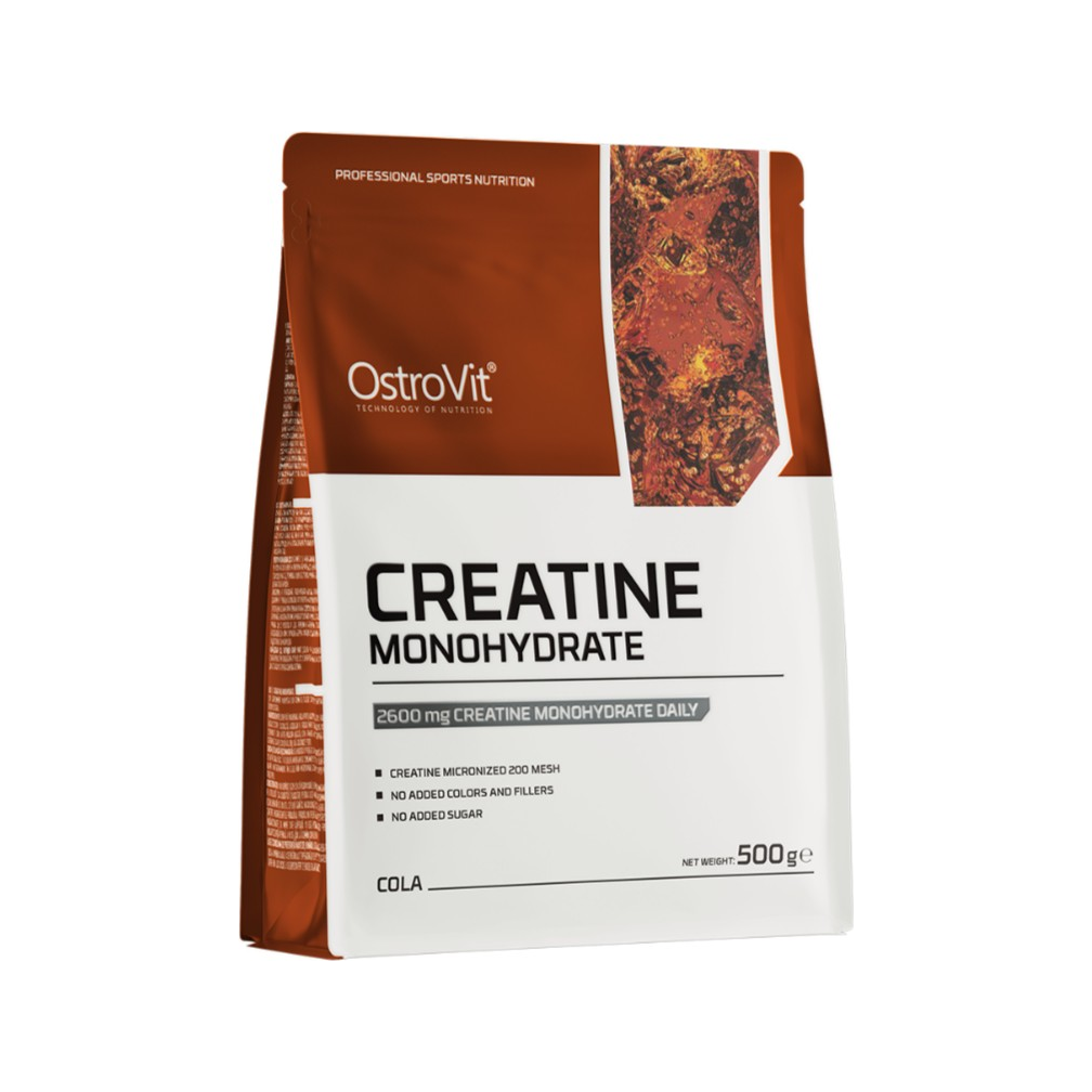 OstroVit kreatinmonohydrat 500 g, påse med colasmak