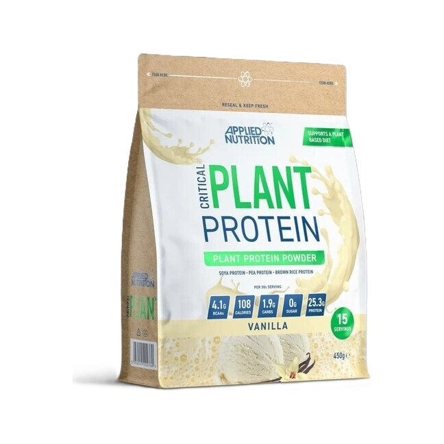 Critical Plant Protein, Vanilla - 450 grams