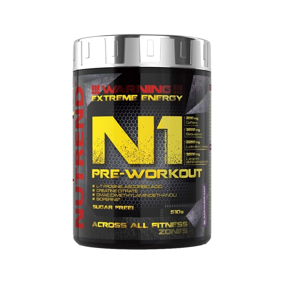N1 Pre-Workout, Blackcurrant - 510 grams