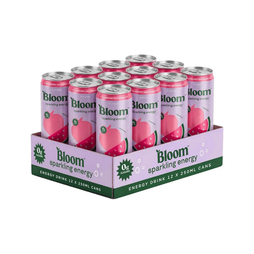 Sparkling Energy, Strawberry Watermelon - 12 x 250ml.
