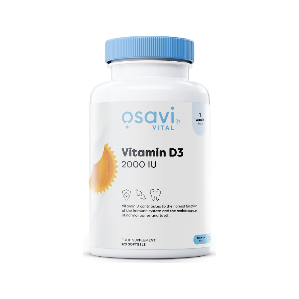 Vitamin D3, 2000IU - 120 softgels