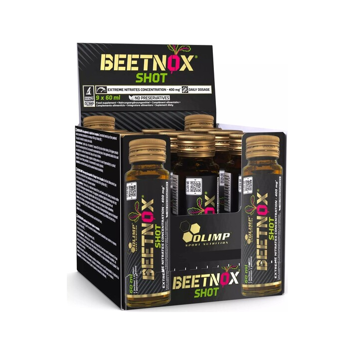 Olimp BeetNOX shot-förpackning, 9 x 60 ml flaskor