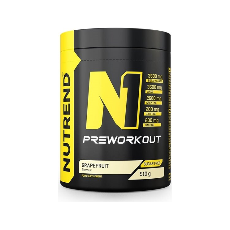 N1 Pre-Workout, Grapefruit - 510 grams