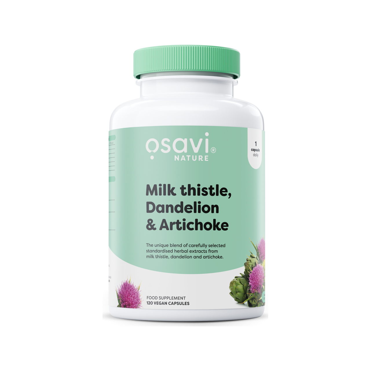 Milk Thistle Dandelion & Artichoke - 120 vegan caps