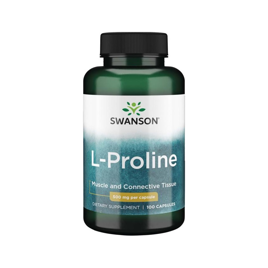 L-Proline, 500mg - 100 caps