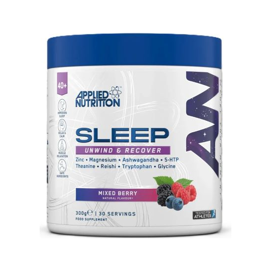 Tillskottburk Sleep 300 g med blandbärsmak, Applied Nutrition.