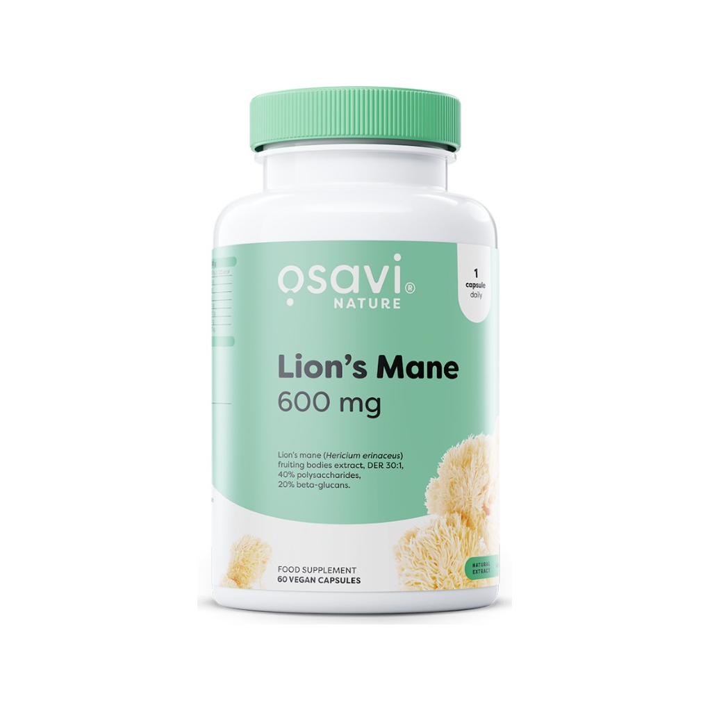 Lion's Mane, 600mg - 60 vegan caps