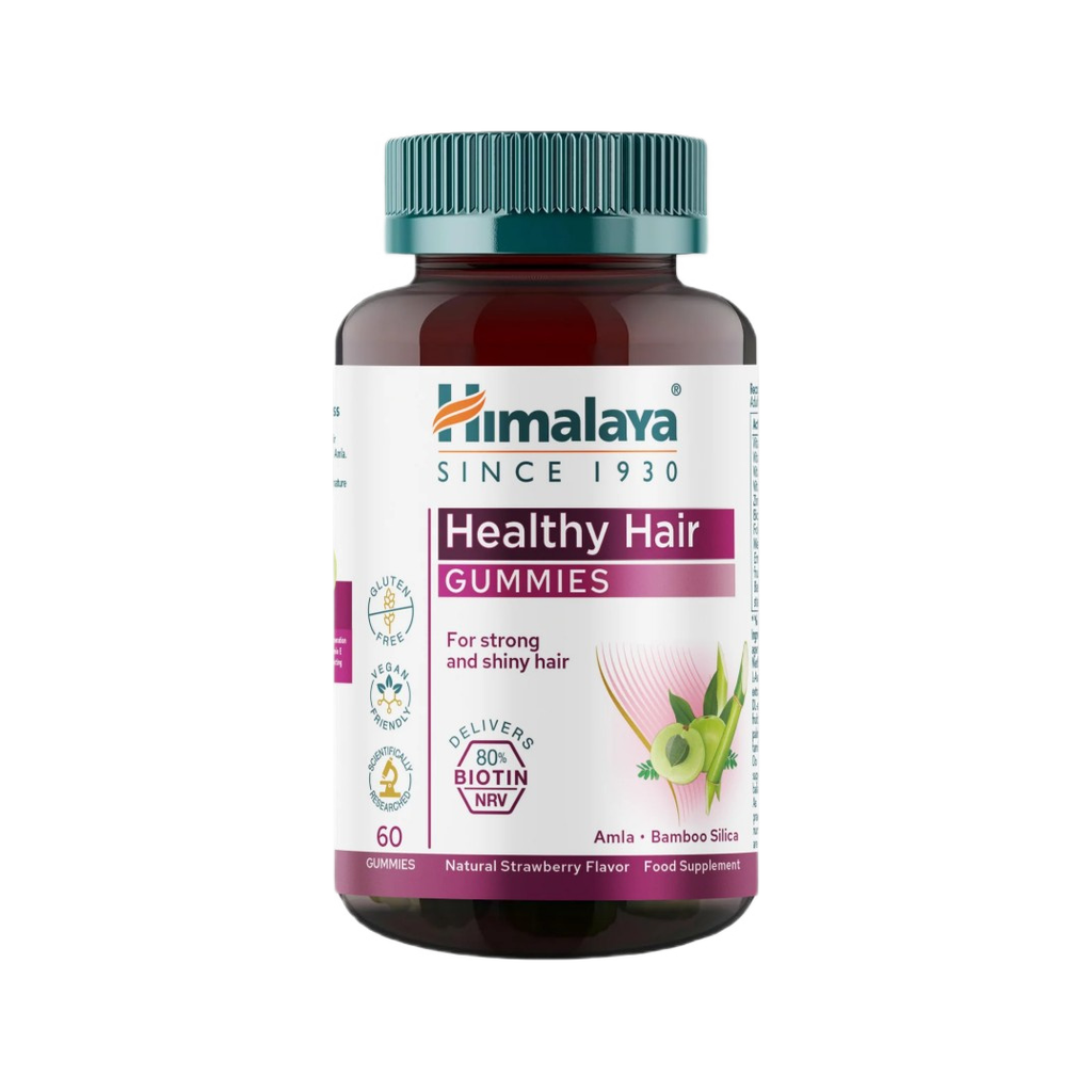 Healthy Hair Gummies, Natural Strawberry - 60 gummies