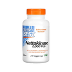 Kapselburk Doctor's Best Nattokinase 2 000 FUs, orange lock, 270 veggikapslar