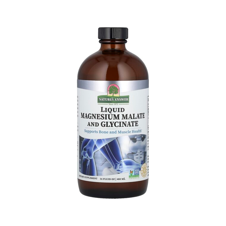 Liquid Magnesium Malate and Glycinate - 480 ml.