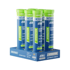 Elektrolytbrustabletter, citron & lime-smak, 6x20 i burkar på visningsställ