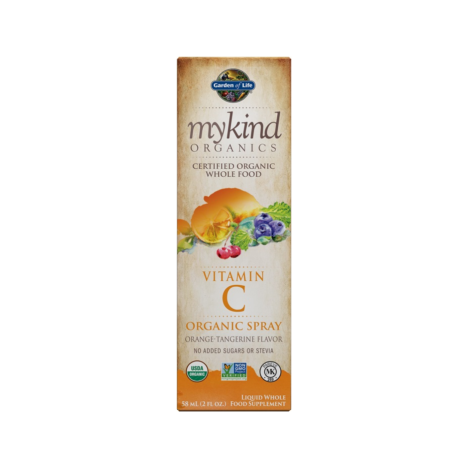 Mykind Vitamin C Spray, Orange-Tangerine - 58 ml.