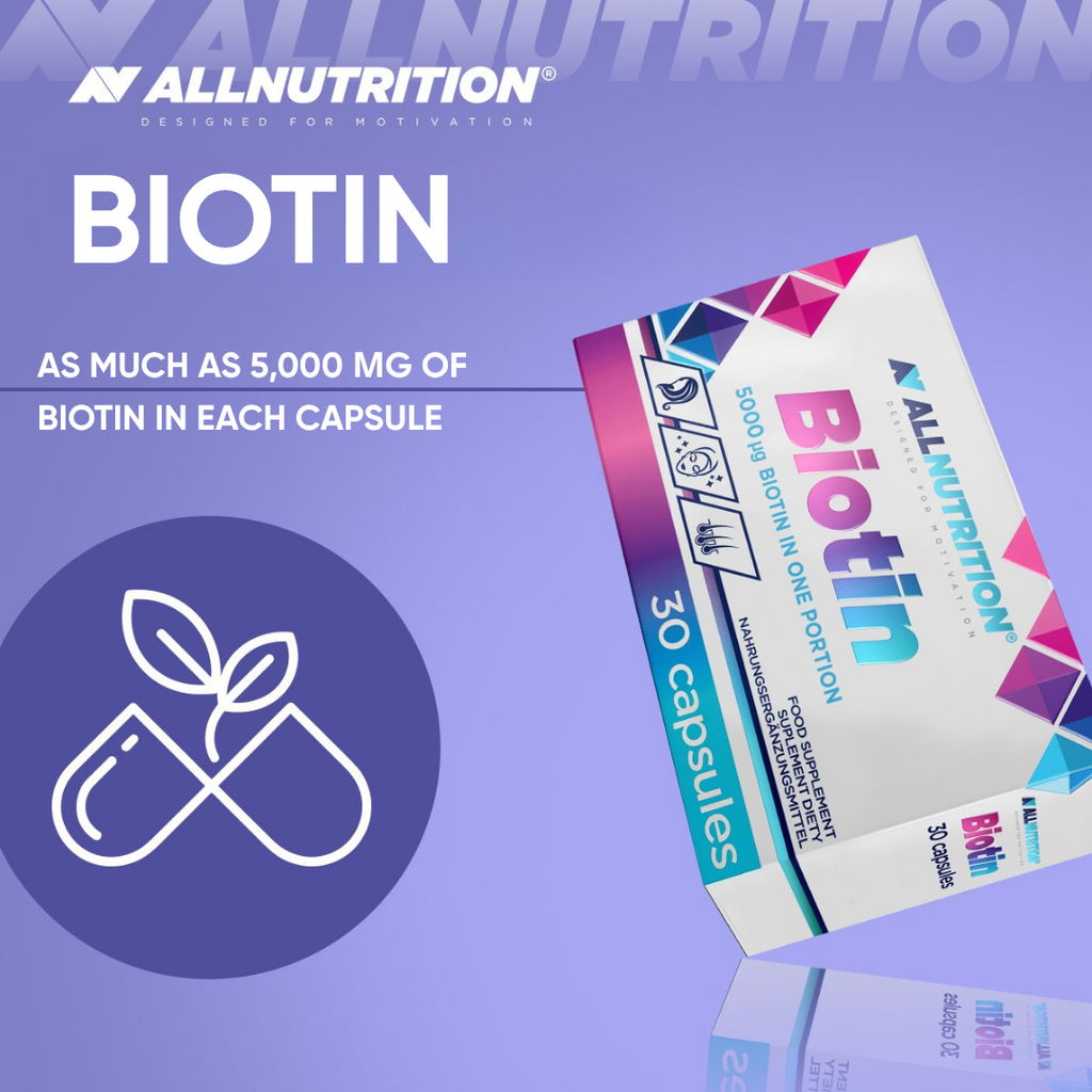 Allnutrition Biotin 5000 mcg 30 kapslar