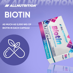 Allnutrition Biotin 5000 mcg 30 kapslar