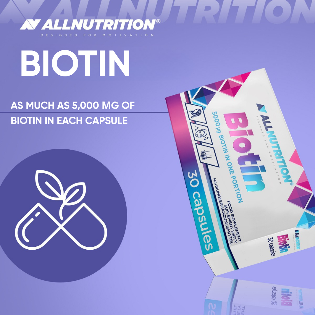 Allnutrition Biotin 5000 mcg 30 kapslar