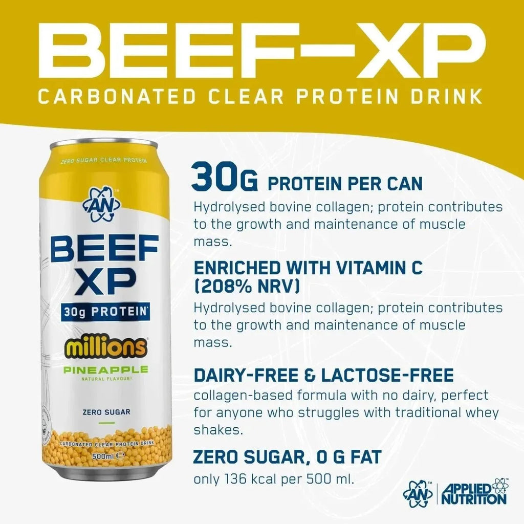 Applied Nutrition Beef XP Cans 12 x 500 ml