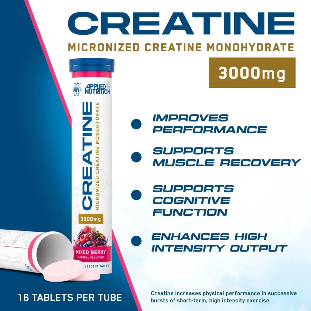 Applied Nutrition Creatine Monohydrate Effervescent Tablets 6 x 16 Brustabletter