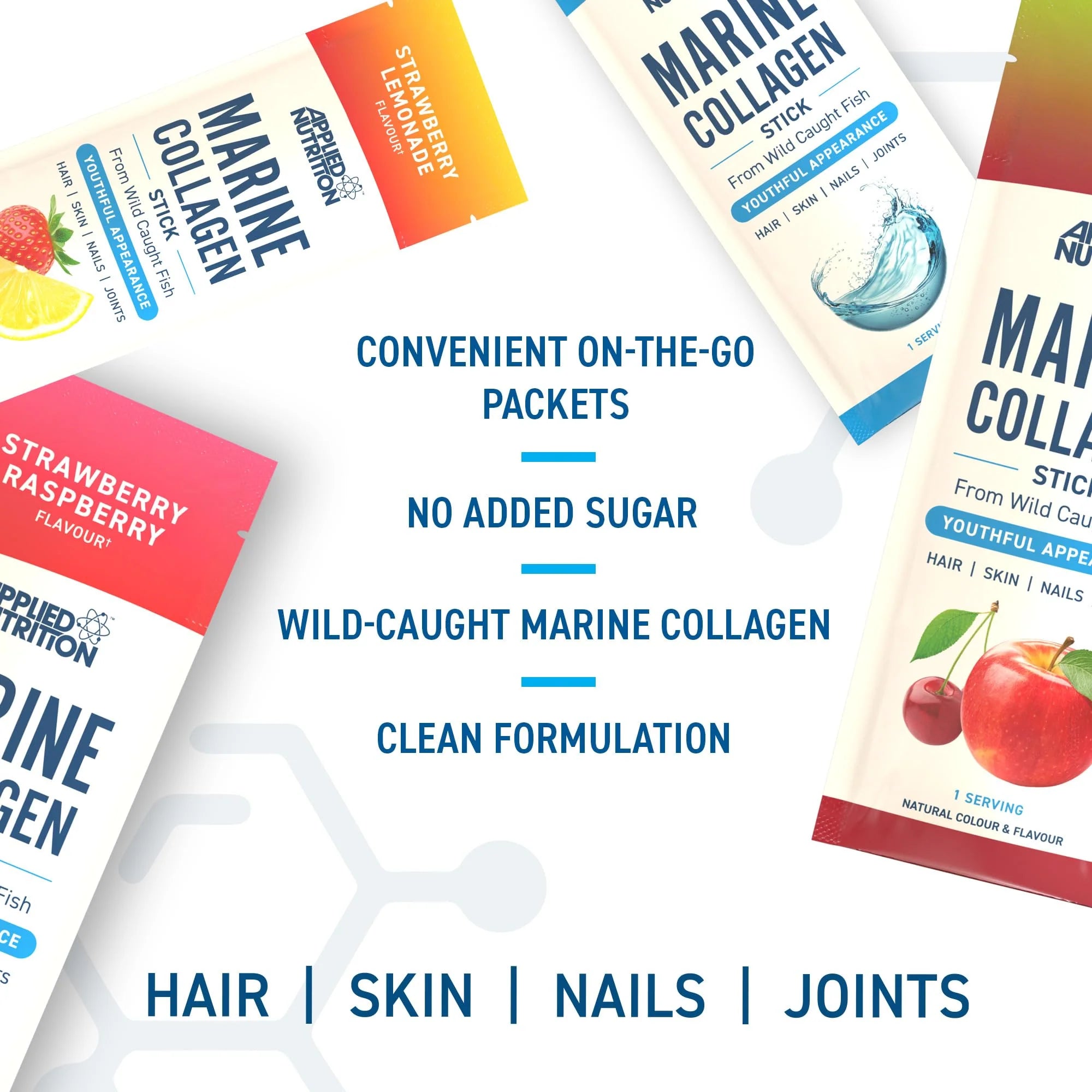 Applied Nutrition Marine Collagen Sticks 10 x 12g