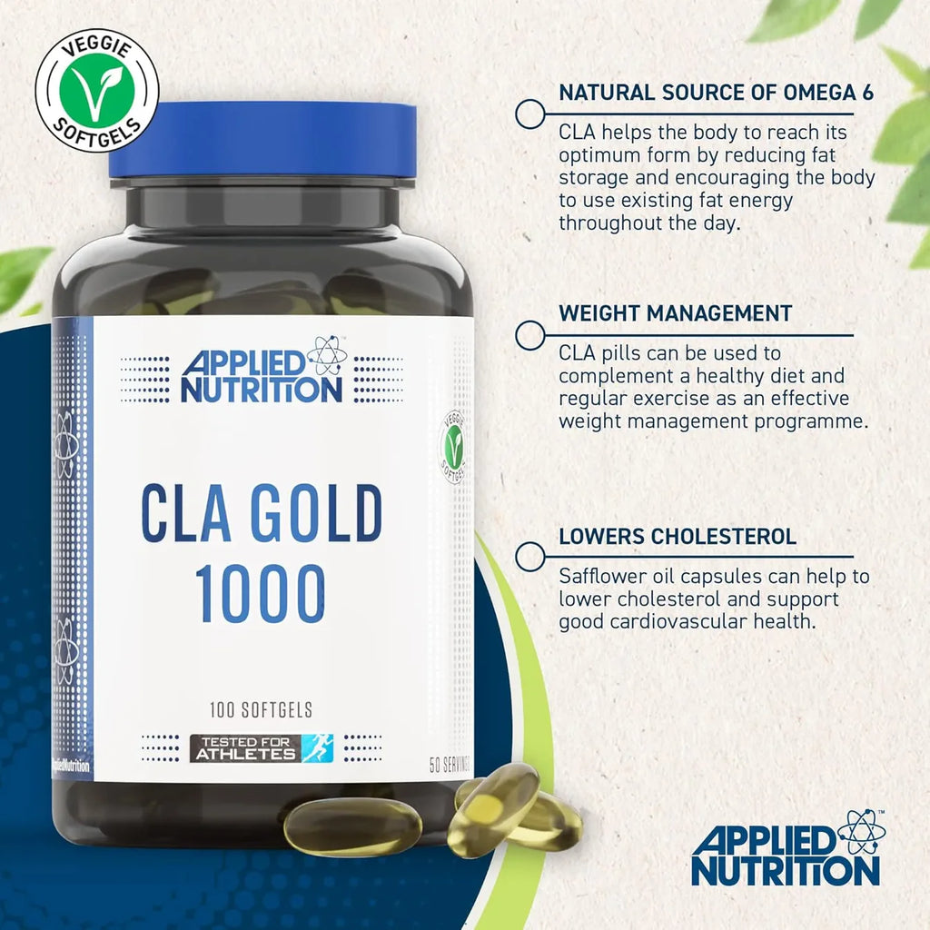 Applied Nutrition CLA Gold 1000 100 Kapslar
