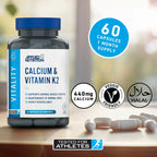 Applied Nutrition Calcium & Vitamin K2 60 kapslar
