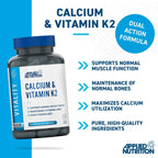 Applied Nutrition Calcium & Vitamin K2 60 kapslar