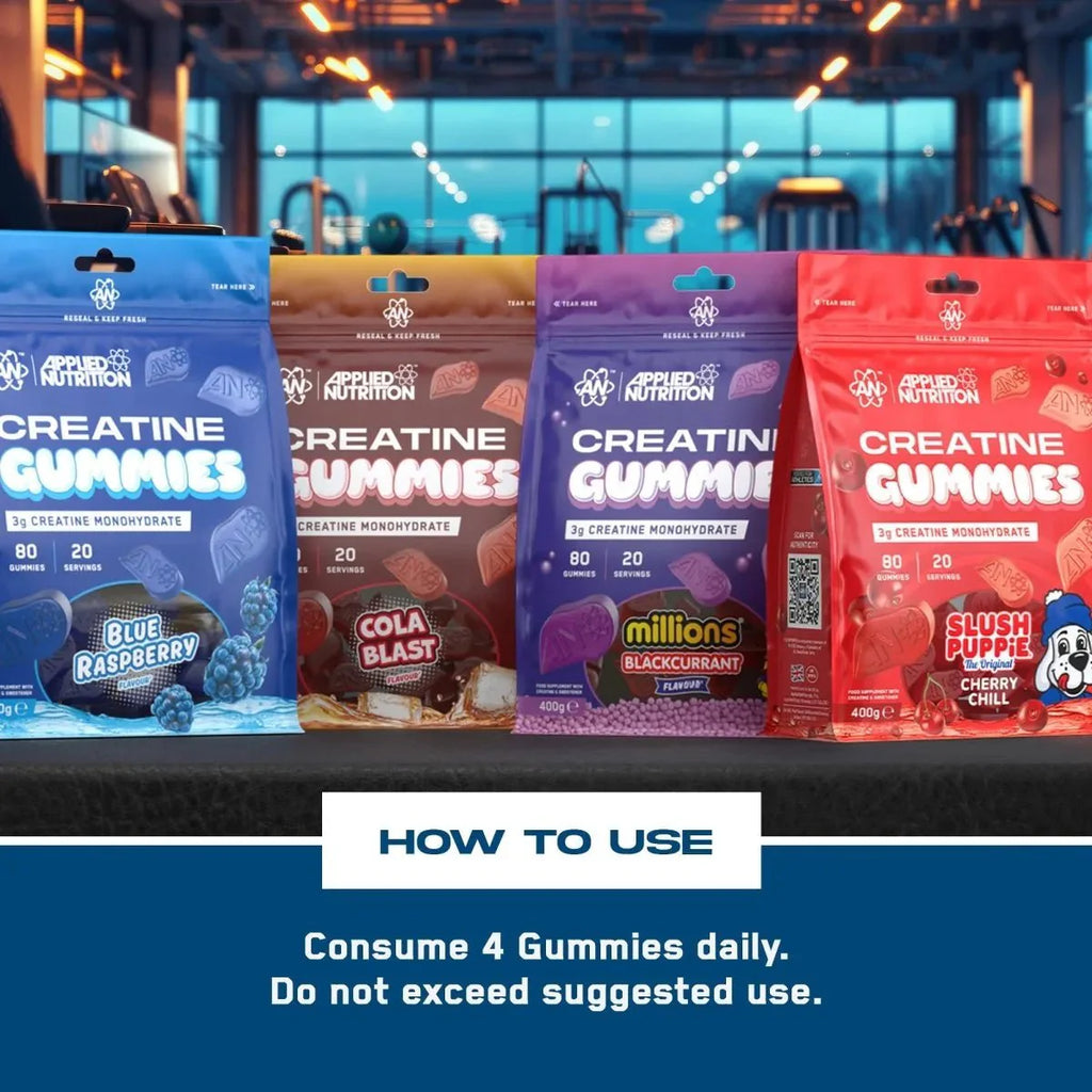 Applied Nutrition Creatine Gummies Cola Blast 80 Gummies