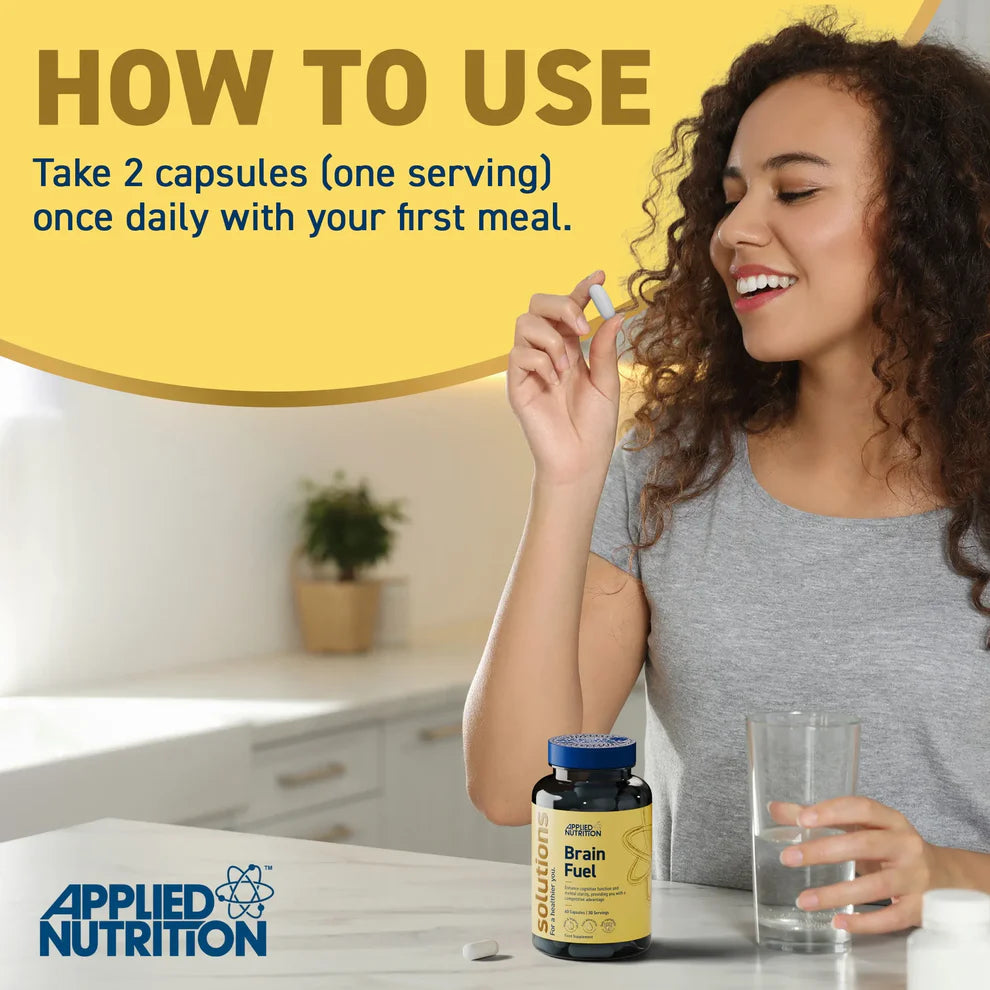 Applied Nutrition Solutions Brain Fuel 60 Kapslar