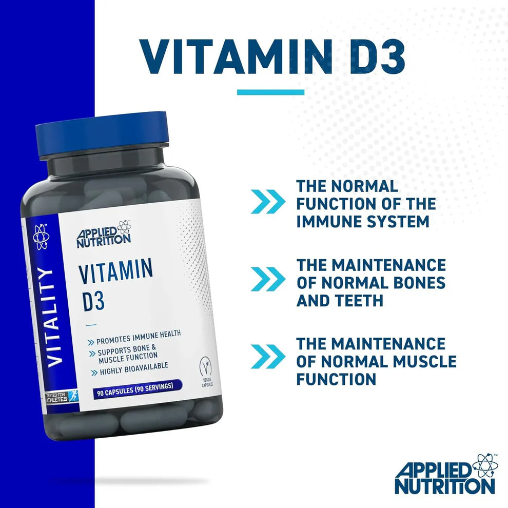 Applied Nutrition Vitamin D3 90 Tabletter