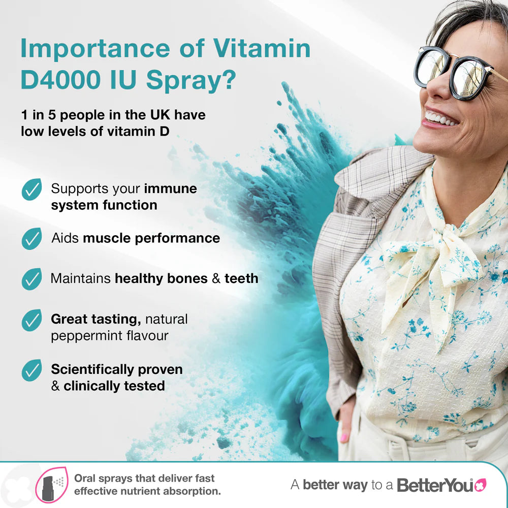 BetterYou DLux 4000 Daily Vitamin D Oral Spray 15 ml