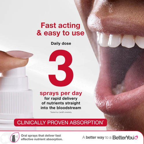 BetterYou DLux+ Vitamin D+K2 Daily Oral Spray 12 ml