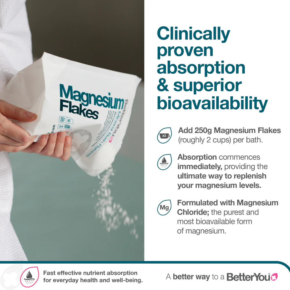 BetterYou Magnesium Flakes 1000 g