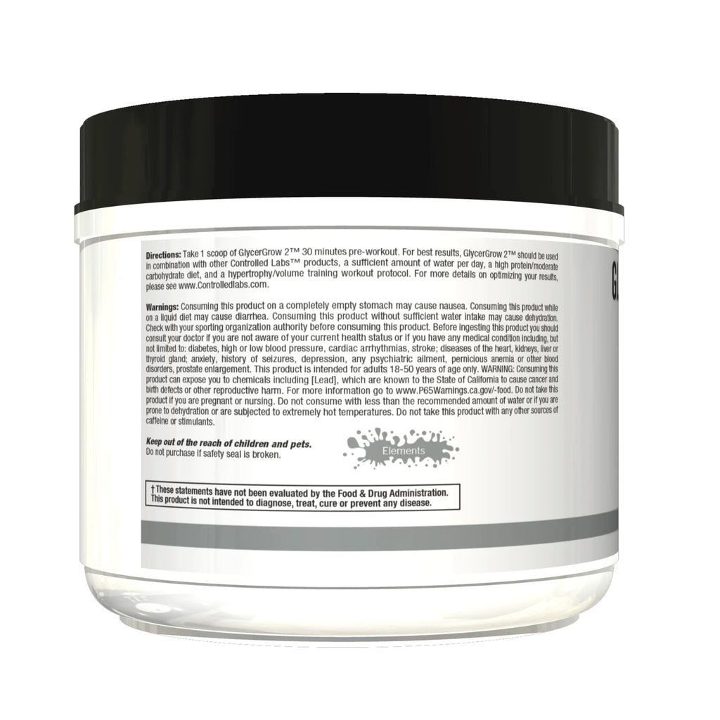 Controlled Labs GlycerGrow 2 Glycerolpulver 234g
