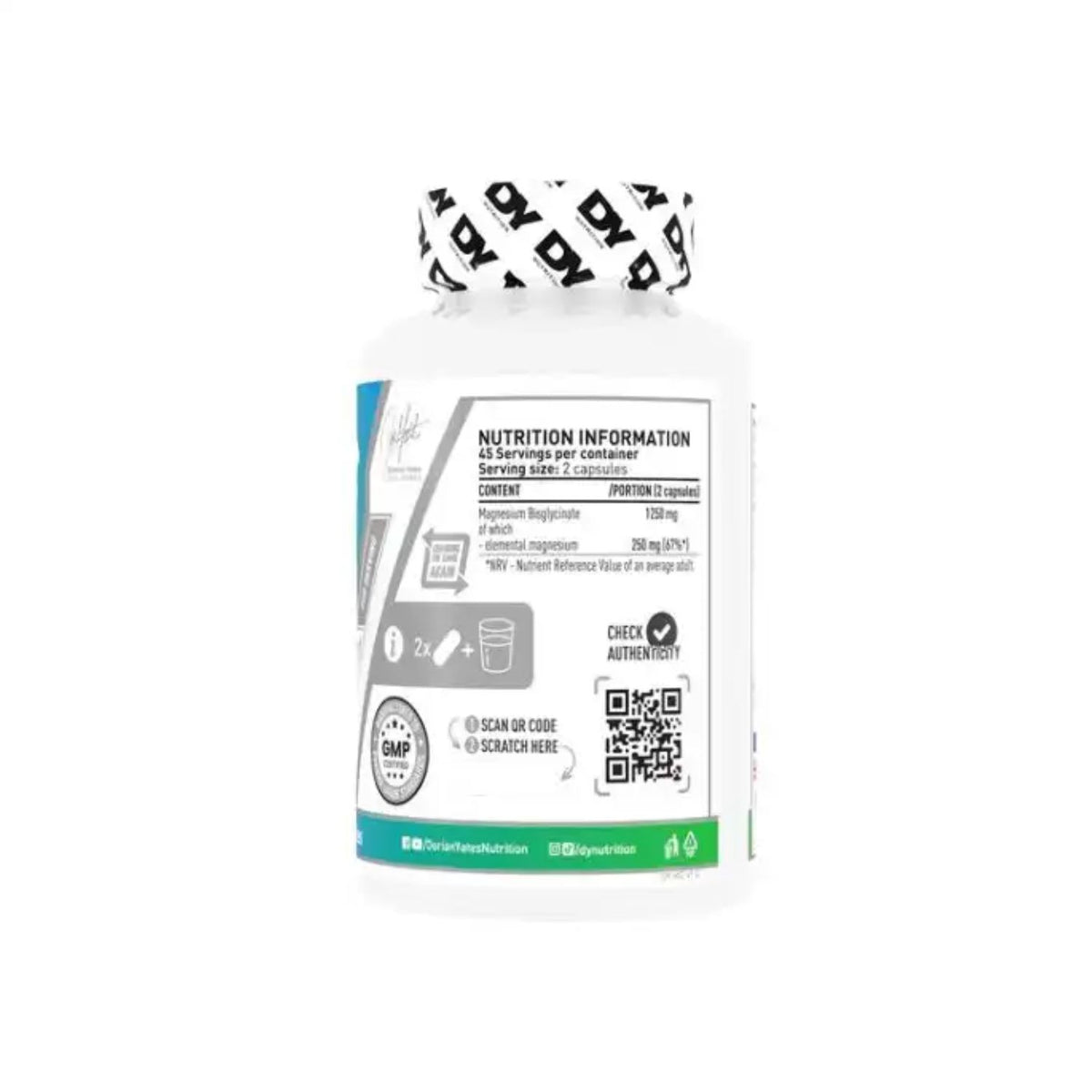 DY Nutrition Magnesium Bisglycinate