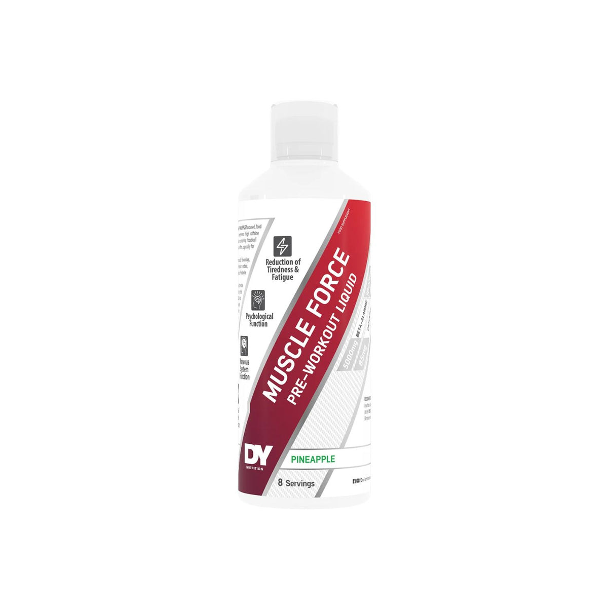 DY Nutrition Muscle Force Liquid Pre-Workout 500ml
