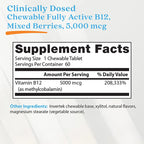 Doctor's Best Chewable Fully Active B12 60 Tabletter