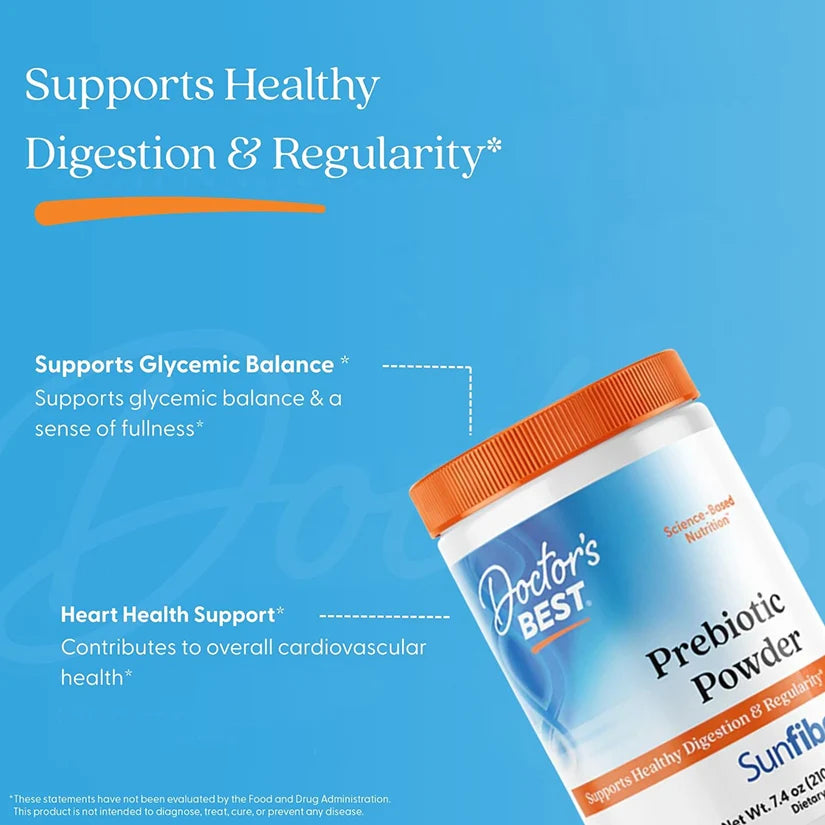 Doctor's Best Prebiotic Powder Sunfiber