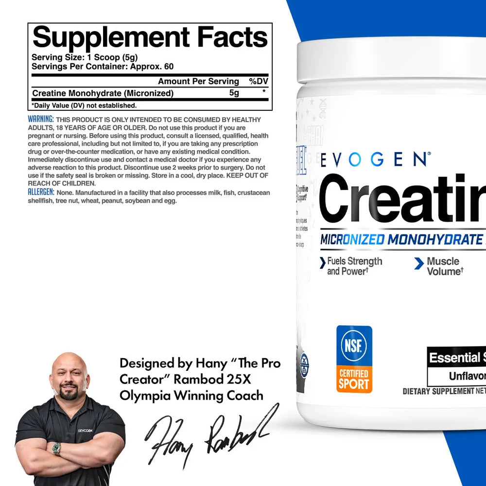 Evogen Creatine Monohydrate 272 g