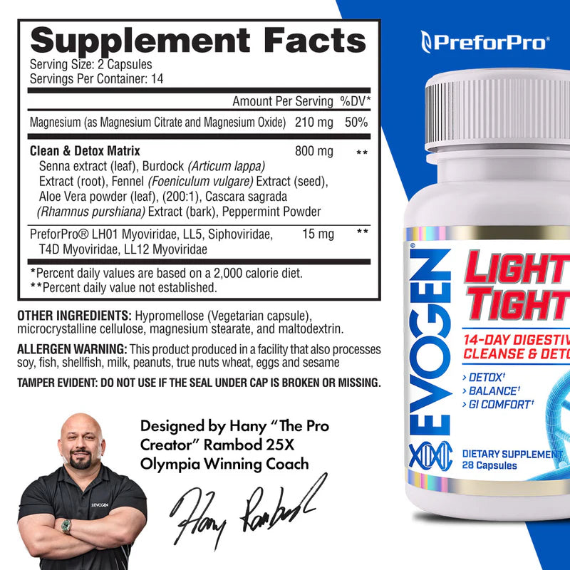 Evogen Light & Tight 28 Kapslar